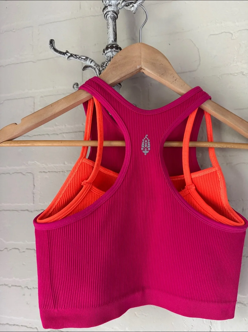 Free People FP Movement Ribbed Free Throw Double Layer Cami